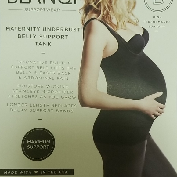 BLANQI Everyday™ Maternity Underbust Belly Support Black - Picture 9 of 10